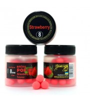 Amino POP-UPs one-flavor STRAWBERRY (ПОЛУНИЦЯ) Ø8 мм Amino POP-UPs one-flavor STRAWBERRY (ПОЛУНИЦЯ) Ø8 мм